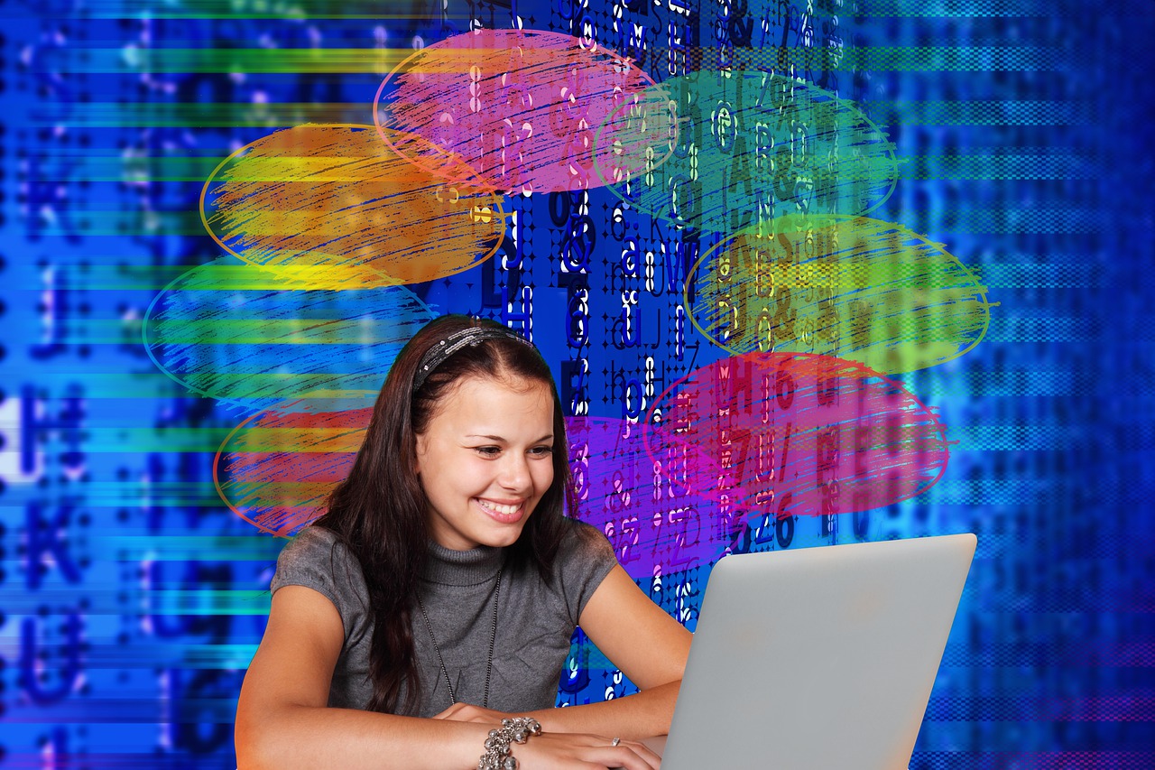 Také se na počítači učím.